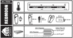 Спальник Trek Planet Redmoon [70332]
