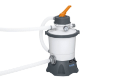 Стальной бассейн Bestway Hydrium Pool Set 360х120 см + песочный ф/насос 3028 л/ч, лестница, тент, подстилка (56574 BW)