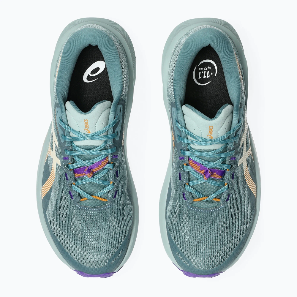 Женские Кроссовки для бега ASICS Trabuco 14 foggy teal/radiant amethyst