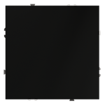 Заглушка VOLTUM S70 с суппортом, (черный матовый)