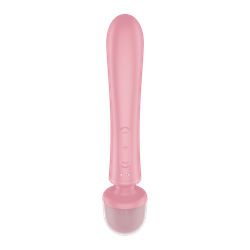 Вибратор-ванд 2 в 1 Satisfyer Triple Lover, розовый