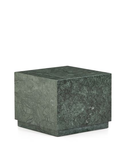 Приставной столик Sorein из черного мрамора 50 x 50 см