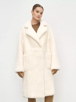 Зимняя эко шуба чебурашка, Северина (арт. S1177-1re02bz)