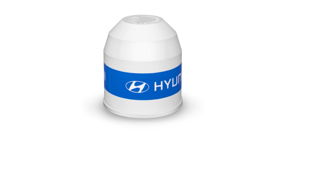 Защитный колпак на шар фаркопа Hyundai, белый, пластик