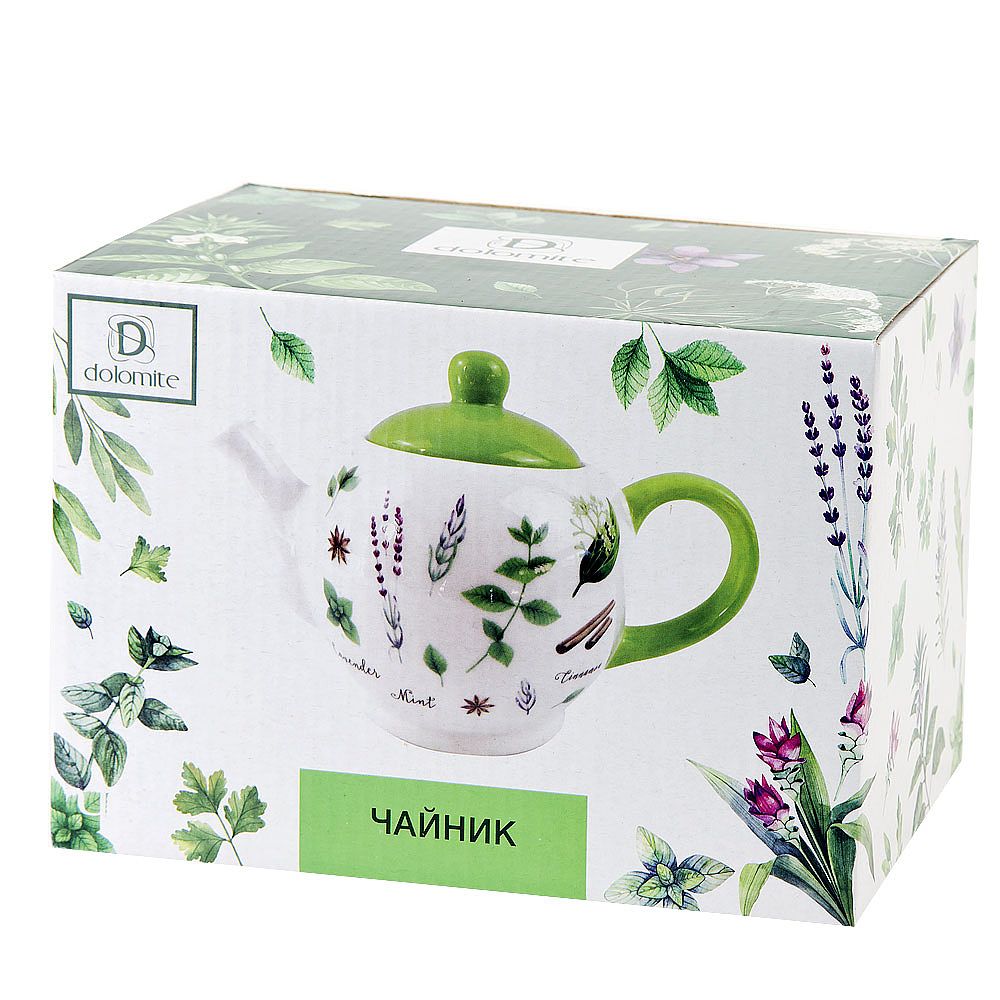 Чайник " " 23*13,5*14см. v=980мл. (керамика) (подарочная упаковка)