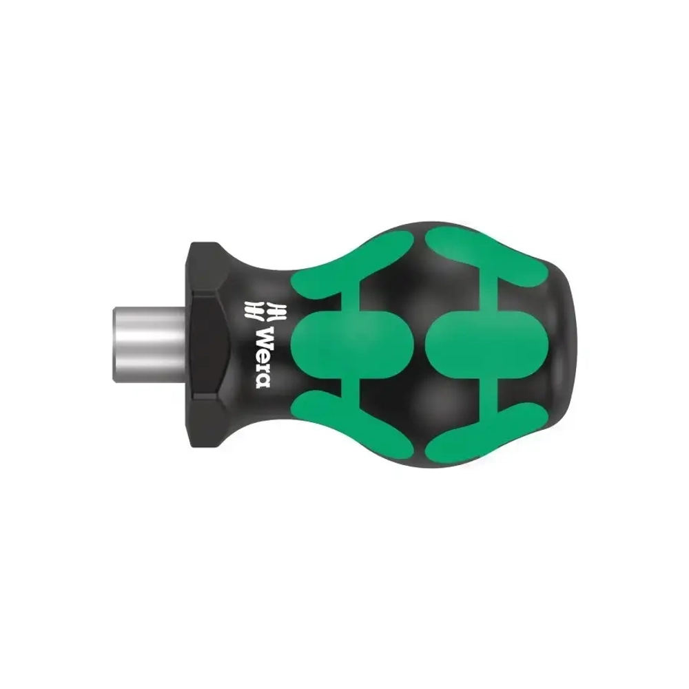 Короткая ручка-битодержатель с магнитом Stubby WERA 05008880001