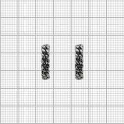 "Ярис" серьги в серебряном покрытии из коллекции "Форсаж" от Jenavi с замком конго