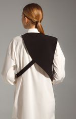 Жилет асимметрия короткий