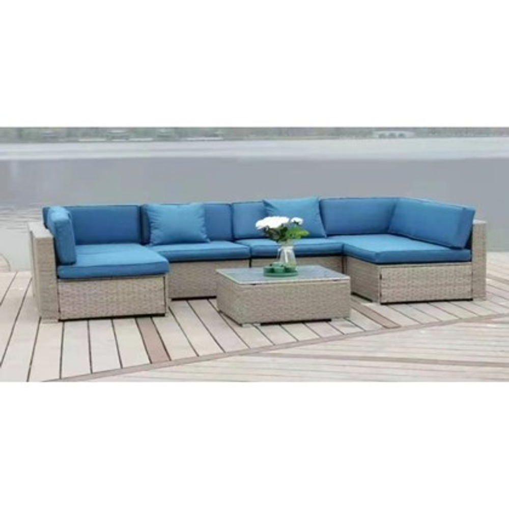 Комплект садовой мебели YR822C YR822C Grey/Blue