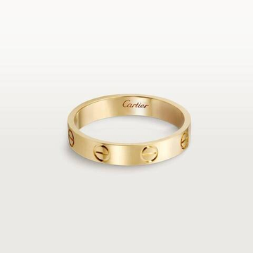 Кольцо Cartier LOVE ring small model в желтом золоте