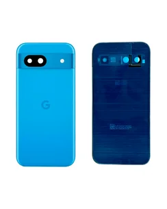 Задняя крышка для Google Pixel 8A Голубой залив (Bay) со стеклом камеры