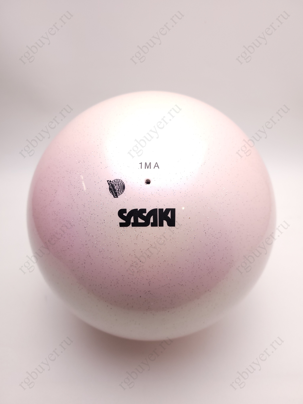 Мяч Sasaki 18,5 см серия "Аврора" Ледяной розовый ICP (Ice Pink)