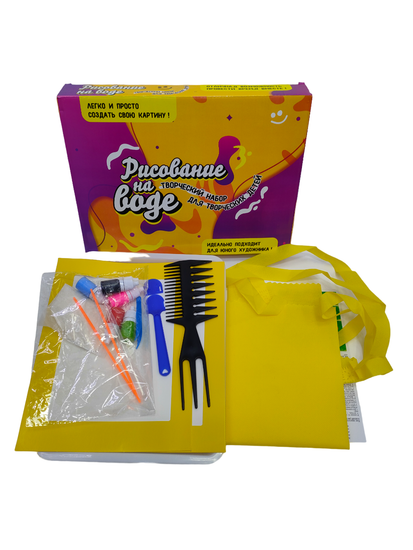 Эбру набор для рисования на воде / 6 цветов