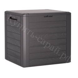 Пластиковый сундук Prosperplast Woodebox 140 л wenge