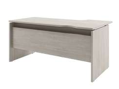 Стол эргономичный левый 1600х880х750 D-36L Акация Морава/Кашемир серый