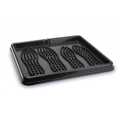 Лоток для обуви черный 43*39 5 0301