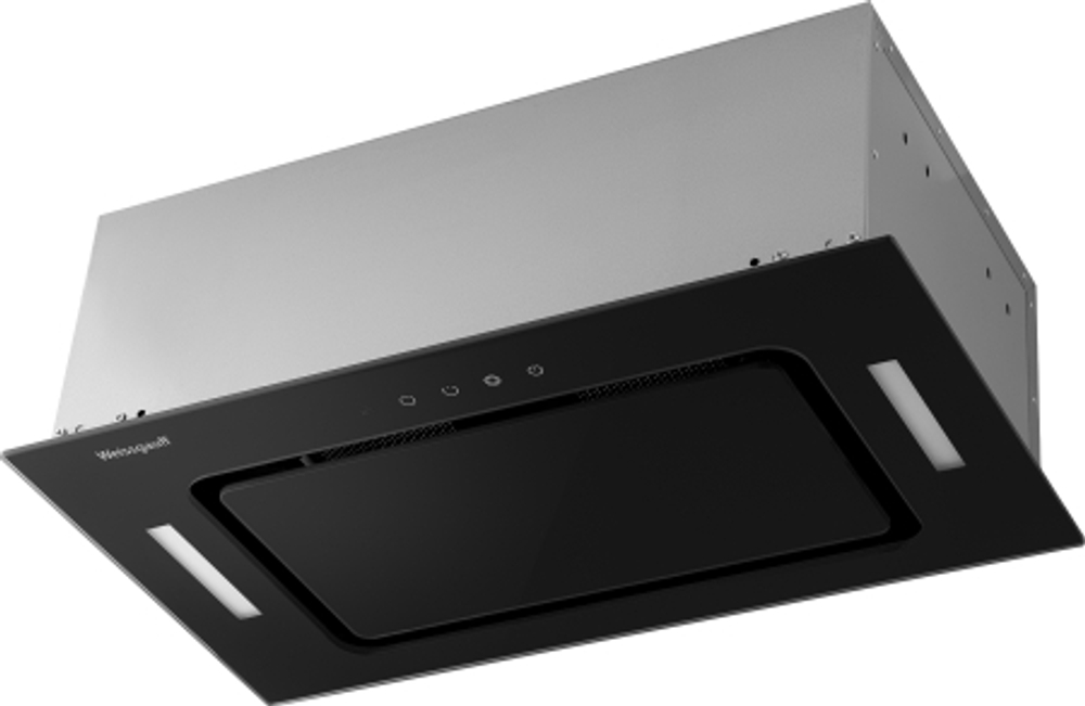 Кухонная встраиваемая вытяжка Weissgauff Intense 600 Touch Black Glass (430367)