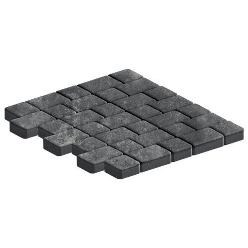 Тротуарная плитка Инсбрук Альт Дуо, 40 мм, colormix Актау, гладкая