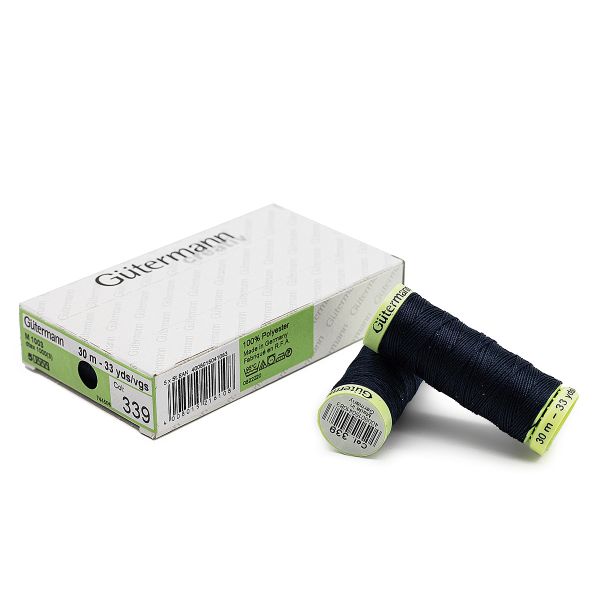 Нитки отделочные Gutermann Top Stitch 30 (30 метров), 5 кат. | 339 т.чернильно-синий