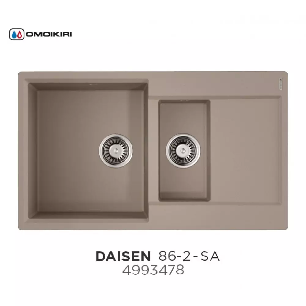 Omoikiri Daisen 86-2-SA Artgranit/бежевый