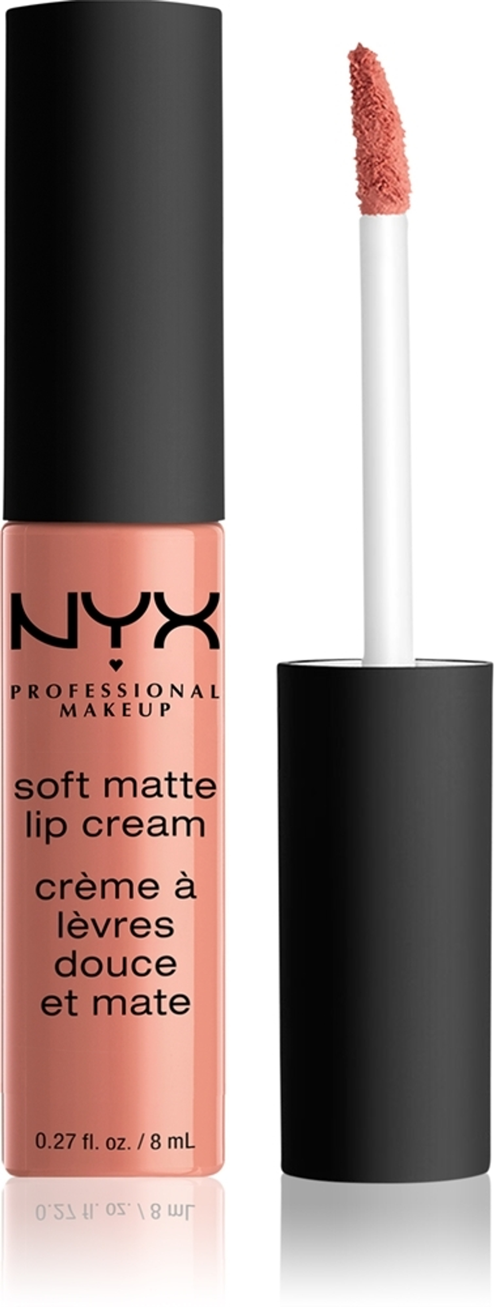 NYX Professional Makeup Soft Matte Lip Cream - светлая матовая жидкая помада, 8 ml