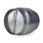 Высокотемпературный жаростойкий вентилятор ВOK 135/120 Т 205 м³/час с обратным клапаном