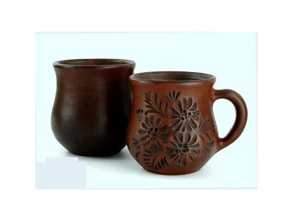 Глиняная кружка.