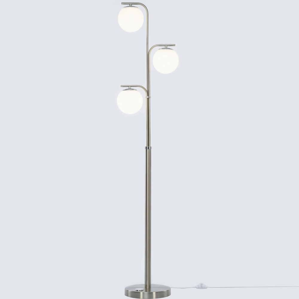 Citilux Адам Смарт CL228A931 RGB LED Умный торшер Матовый Хром