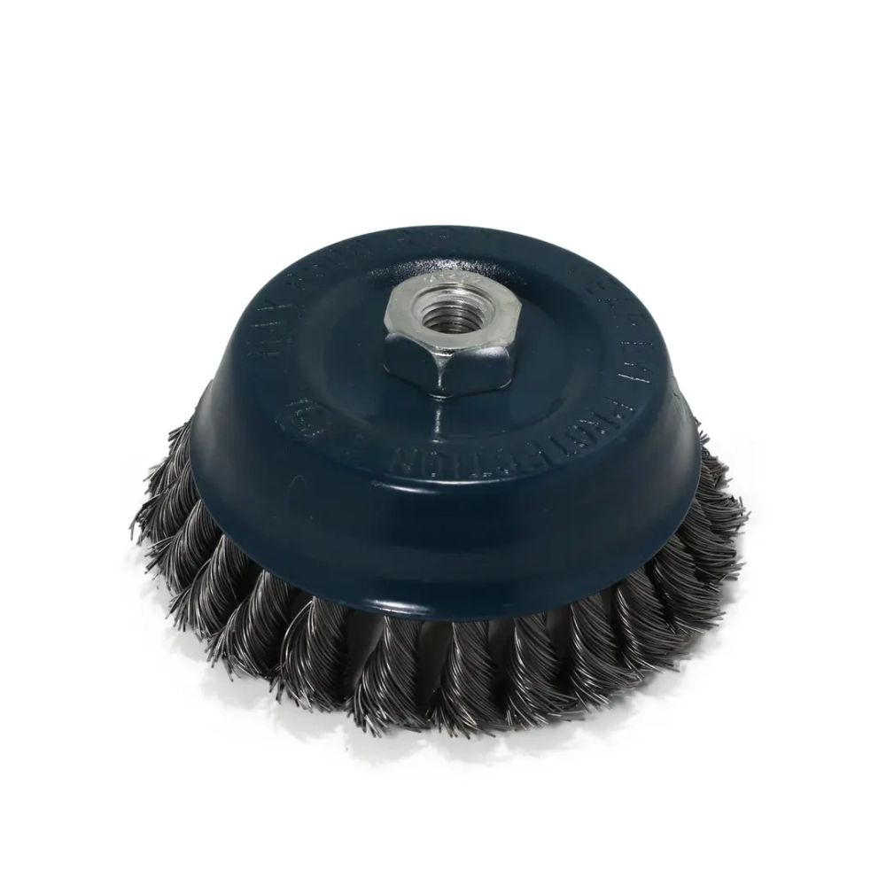 Кордщетка чашеобразная стальная витая для УШМ 125мм (М14) Forsage F-BWC105