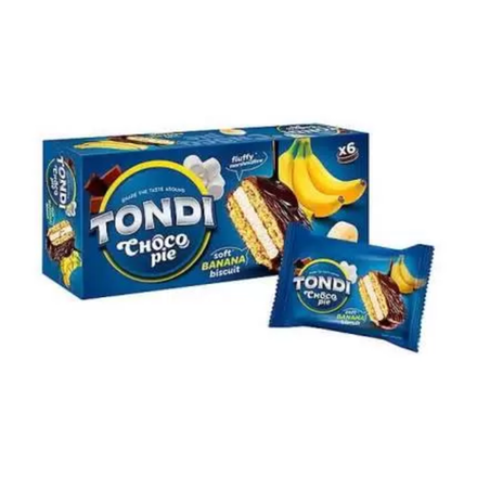 Печенье сэндвич Tondi банан 180 гр