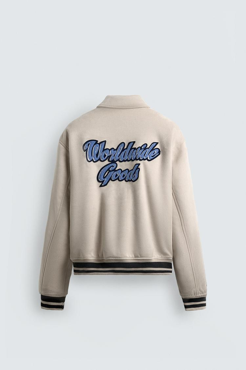 ZARA КУРТКА ИЗ ИСКУССТВЕННОЙ ЗАМШИ С НАШИВКАМИ И ВЫШИВКОЙ, ЭКРЮ