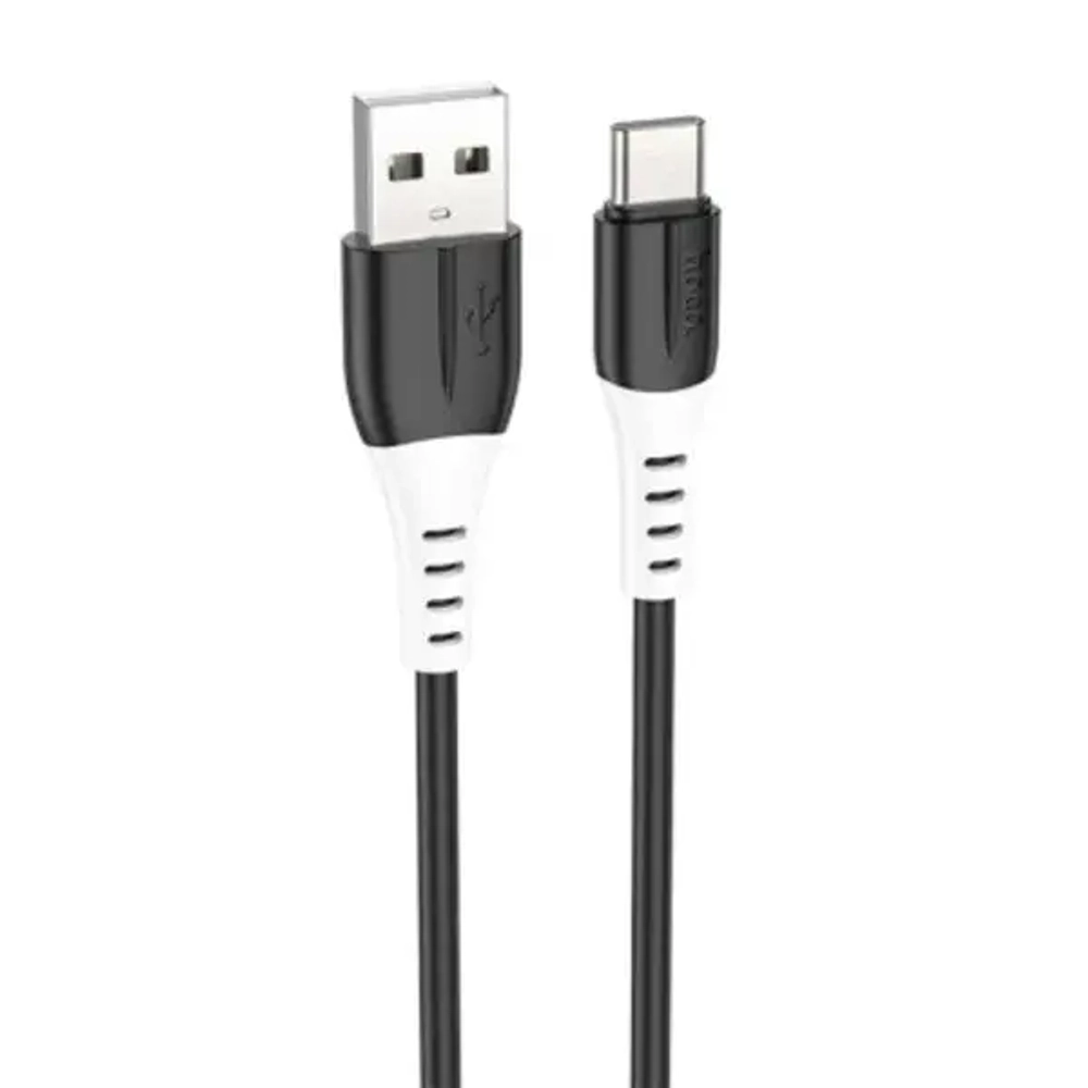 Кабель USB - USB Type-C HOCO X82 силиконовый (черный) 1м