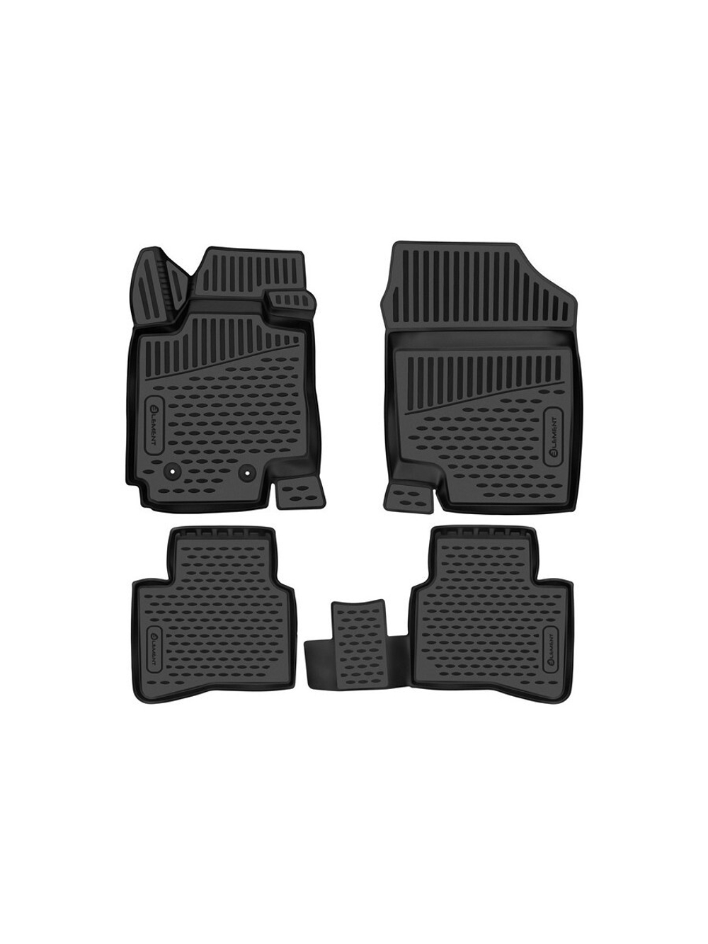 Коврики в салон для JAC JS4 2020-, 4шт. (полиуретан) ELEMENT3DA67536210K