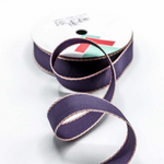 Лента Полиэстер 2,8см х 28м с каймой (Фиолетовый)