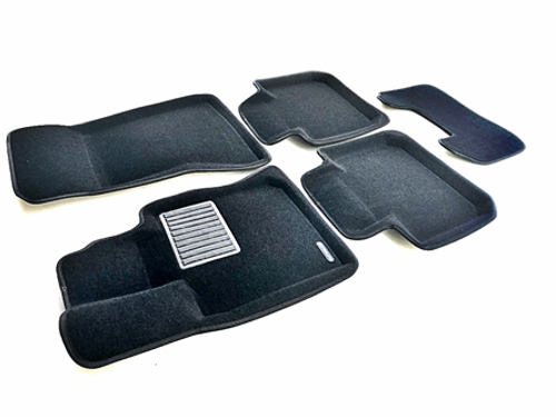 Коврики салона для BMW 6 GT (G32) (2017-) Euromat 3D Business черные. Арт. EMC3D-001207