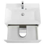Тумба с раковиной BelBagno 70 MARINO-700-2C-PIA-BL-P+BB700/450-LV-ART-AST-NERO Bianco Lucido
