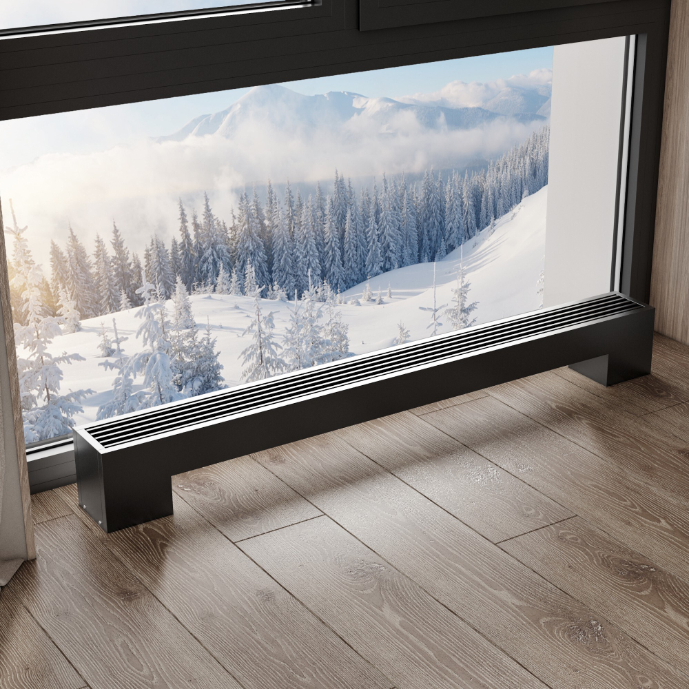 Конвектор напольный Royal Thermo STEP-130/180/2400-2-N-BL-LG-BL