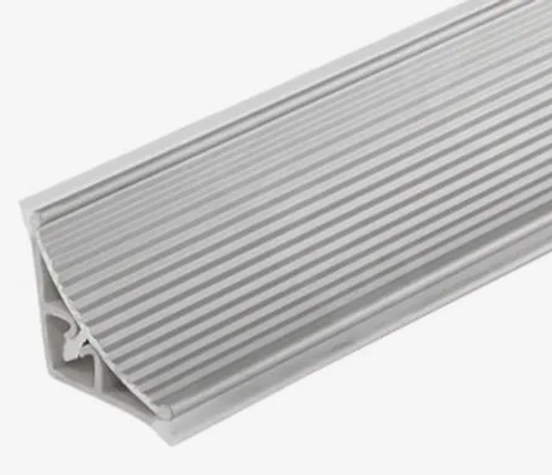 Плинтус для столешниц рифленый ПВХ 25х25мм 3,05м Белый