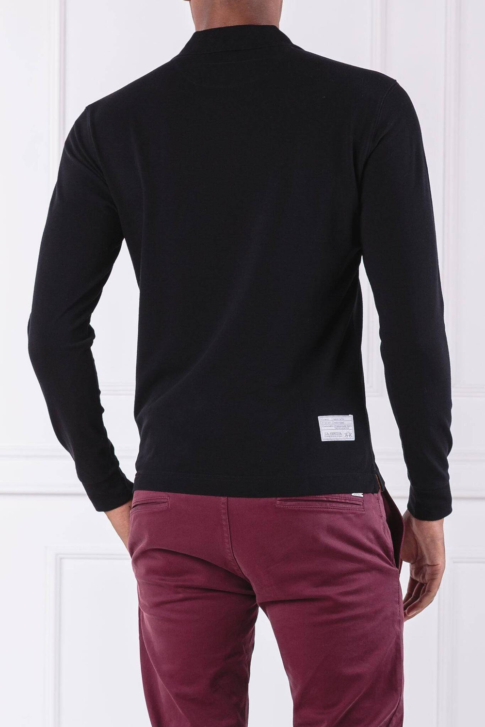 Поло milo La Martina - черный(CCMP03 PK001)