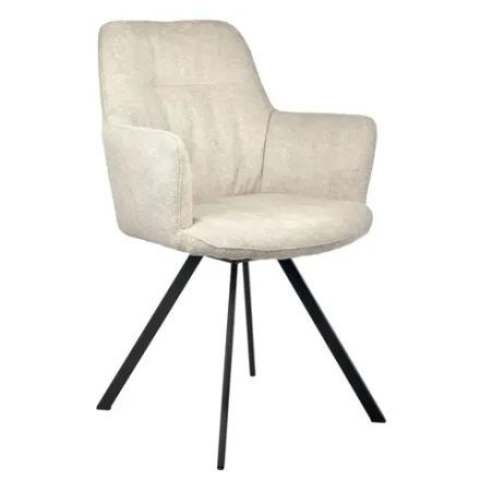 Комплект из 2-х стульев Bradex Home Grant латте шенилл на поворотном механизме