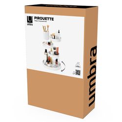 Органайзер настольный Pirouette, белый/латунь