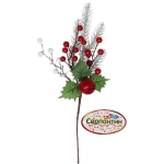 Ветка хвойная «Яблоневый этюд», 34 см