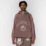 Толстовка Dissident флисовая DZ AW24 коричневая