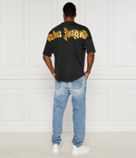 Футболка BURNING PALM Palm Angels - графитовый (PMAA002F 24JER011)