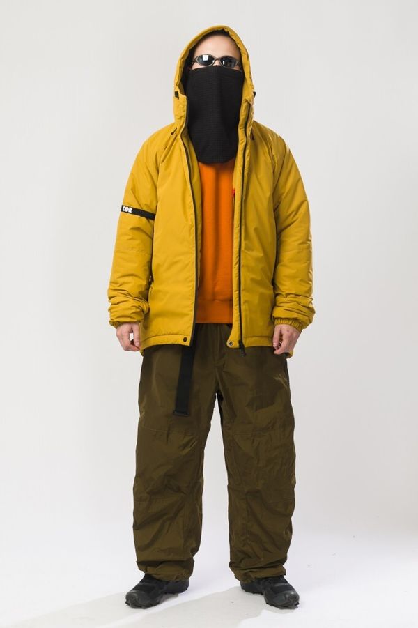 Куртка зимняя Nib 25 горчичная - фото 3