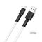 USB BOROFONE BX31 для Micro USB, 2.4А, длина 1м, белый