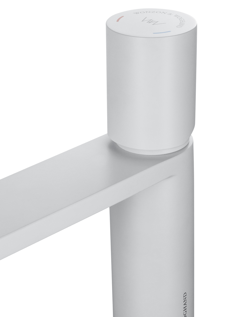 Смеситель для раковины WONZON & WOGHAND, Белый матовый (WW-101-MW)