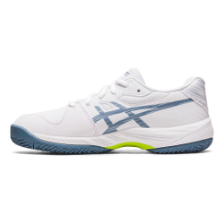 Детские теннисные кроссовки ASICS Gel-Game 9 GS Clay Court Shoe Kids - White, Dark Blue