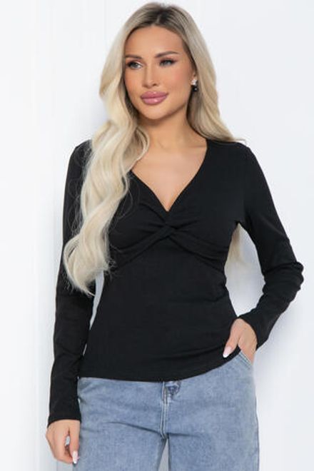 Блуза Бетти (черная) Б12427-5 LT Collection