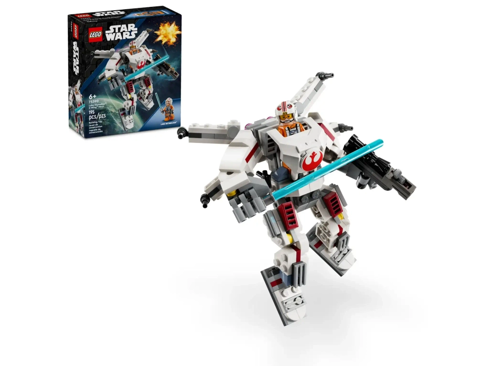 Конструктор LEGO Star Wars 75390 Боевой робот Люка Скайуокера X-Wing